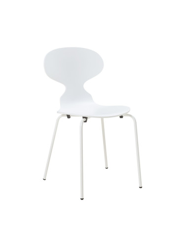 Комплект трапезарни столове Kil от 4 бели []