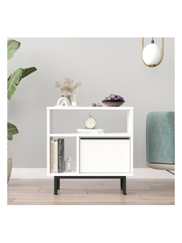 Помощна маса Vesanto 60x60x26 см Бяла []