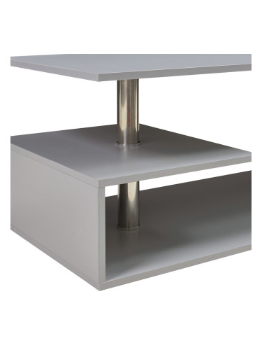 Холна маса Haarlem 90x50x41 см светло сива []