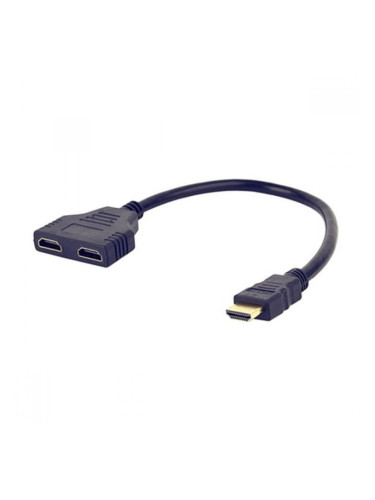 Адаптер HDMI към двоен HDMI GEMBIRD DSP-2PH4-04 Черен