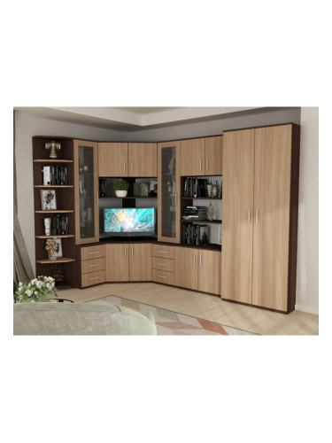 Секция Bohem-dst, венге и дъб амбер