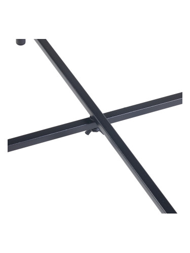 Странична масичка Saalen метална черна []