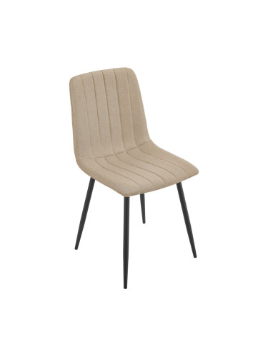 Трапезен стол Elsern комплект 2 светлокафяв []