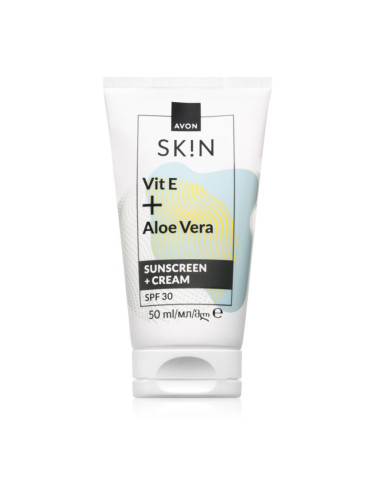 Avon Sk!n Vit E + Aloe Vera крем за лице SPF 30 50 мл.