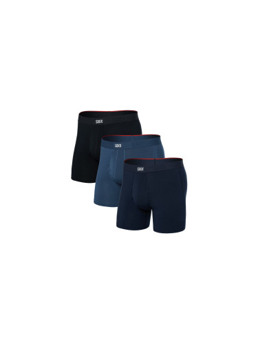 Saxx Vibe Xtra (3 Pack) Soft Comfort Boxer Brief 6" Мъже - Бельо Saxx - Многоцветен - SXPP3VX-DKD-L - Size: L