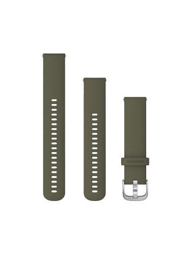 Силиконова каишка Garmin Quick Release, 20 мм, зелена, 010-12924-11