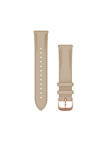 Кожена каишка Garmin Quick Release, 20 мм, бежова, 010-12924-21