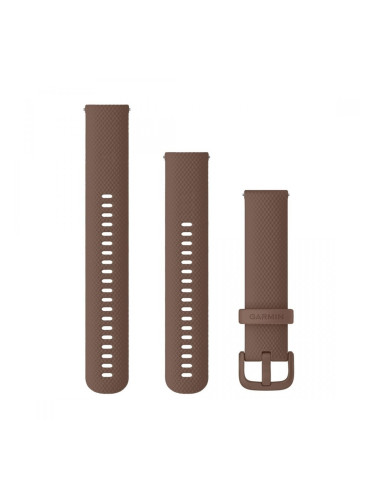 Силиконова каишка Garmin Quick Release, 20 мм, кафява, 010-12924-81