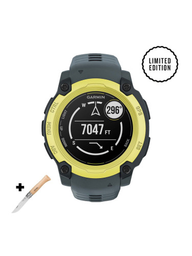 Смарт часовник Garmin Instinct E MiP 40 мм Electric Lime/Twilight 010-02932-01
