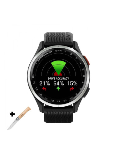 Смарт часовник Garmin Approach S44 Amoled 43 мм Aluminium/Black 010-03009-00