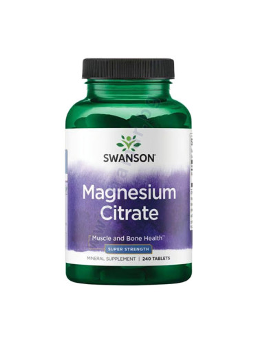 СУОНСЪН МАГНЕЗИЕВ ЦИТРАТ СУПЕР СИЛА таблетки * 240