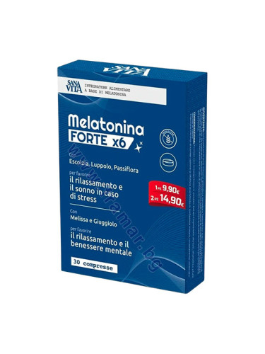 САНАВИТА МЕЛАТОНИН ФОРТЕ таблетки * 30