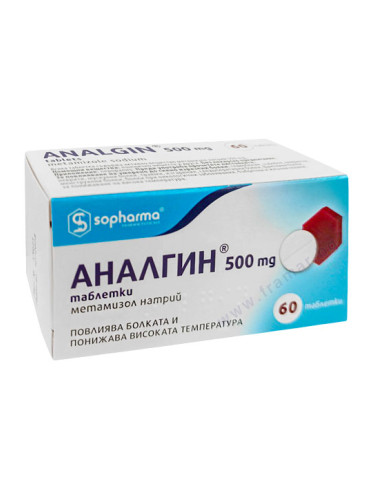 АНАЛГИН таблетки 500 мг * 60 СОФАРМА