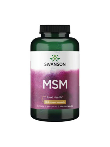 СУОНСЪН МСМ капсули 500 мг * 250