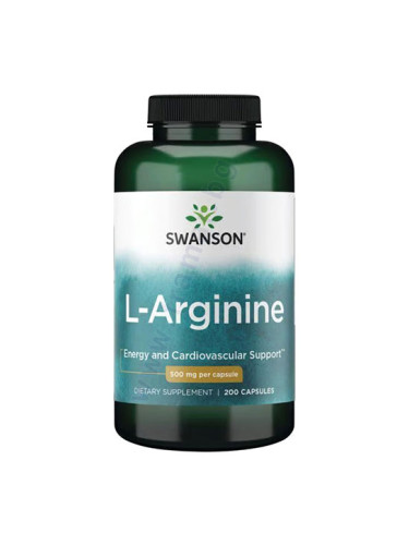 СУОНСЪН L-АРГИНИН капсули 500 мг * 200