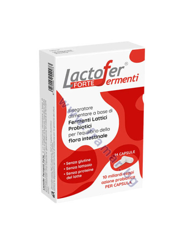 ЛАКТОФЕР ФОРТЕ ПРОБИОТИК капсули * 14