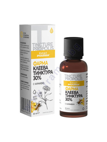ФАРМА КЛЕЕВА ТИНКТУРА 30% С КАРАМФИЛ 30 мл ЕКСТРАКТФАРМА
