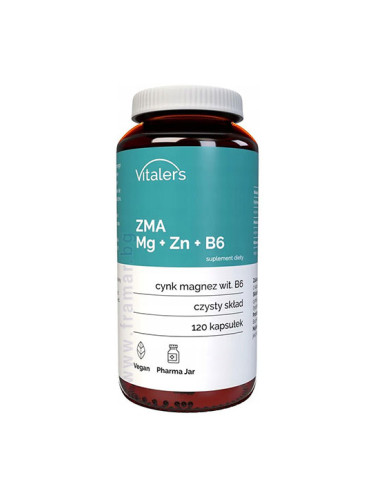 ВИТАЛЕРС МАГНЕЗИЙ + ЦИНК + B6 капсули * 120 