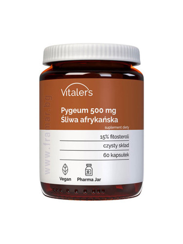 ВИТАЛЕРС ПИГЕУМ капсули 500 мг * 60 