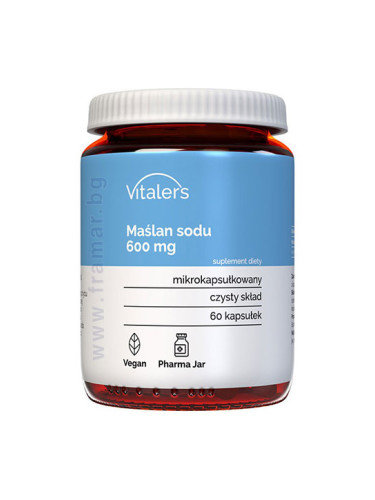 ВИТАЛЕРС НАТРИЕВ БУТИРАТ капсули 600 мг * 60 