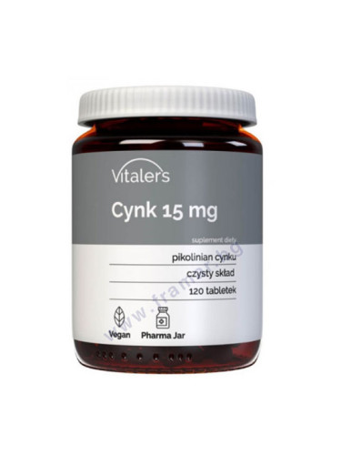 ВИТАЛЕРС ЦИНК ПИКОЛИНАТ таблетки 15 мг * 120