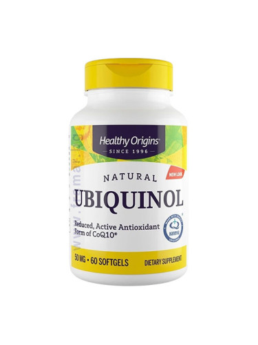 УБИКВИНОЛ капсули 50 мг * 60 HEALTHY ORIGINS