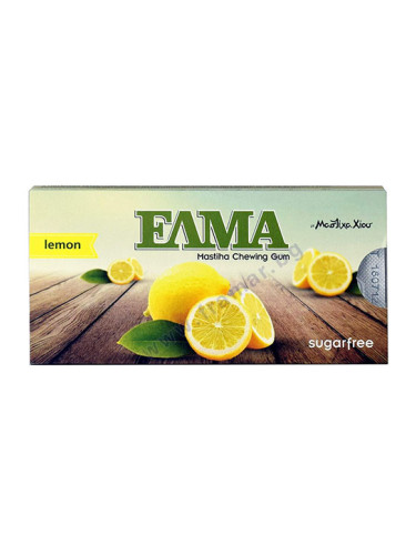 МАСТИХА ДЪВКИ С МАСТИХА, С ВКУС НА ЛИМОН, БЕЗ ЗАХАР * 10 