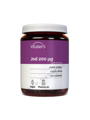ВИТАЛЕРС ЙОД таблетки 200 мкг * 120