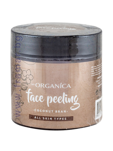 МАЙ ОРГАНИКА ПИЛИНГ ЗА ЛИЦЕ С КОКОСОВИ ТРИЦИ 200 мл