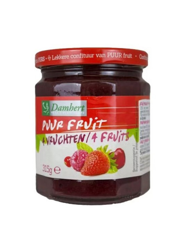 100% Плодов конфитюр без захар, 315г | Damhert