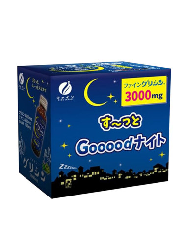 Комплекс с глицин, L-теанин и ГАБА за спокоен сън, 6 флакона х 50 ml | Fine Japan