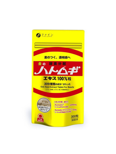 Хатомуги (перлен ечемик Коикс) 300 таблетки | Fine Japan