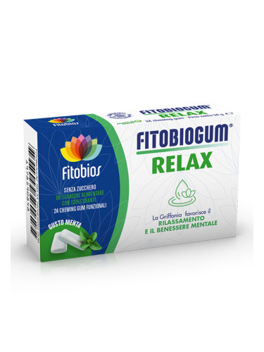 Фитобиогум Релакс 24 броя дъвки, с вкус на мента | Fitobios