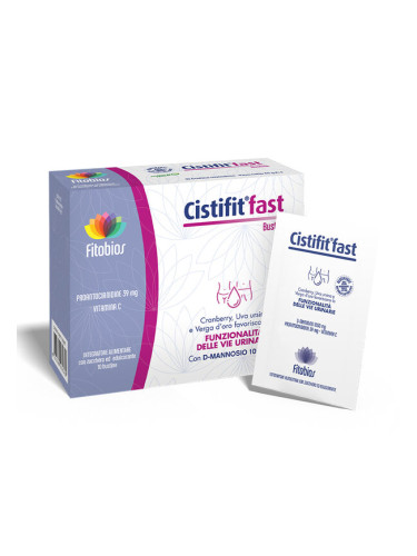 Цистифит Фаст (червена боровинка, мечо грозде, златна пръчица и D-маноза) 10 сашета | Fitobios