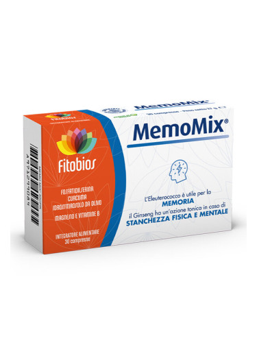МемоМикс (памет и концентрация) 30 таблетки | Fitobios