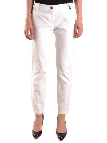 Бял панталон Elisabetta Franchi