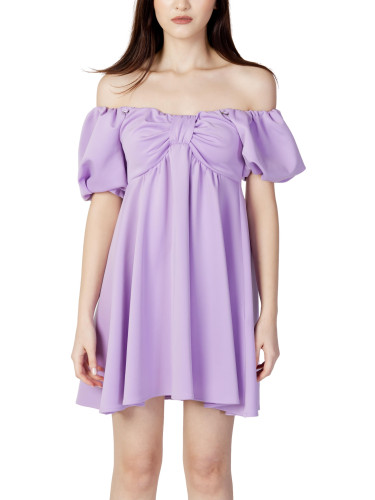 Лилава мини рокля Aniye By