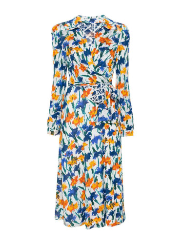 Рокля миди с флорален принт на Diane Von Furstenberg