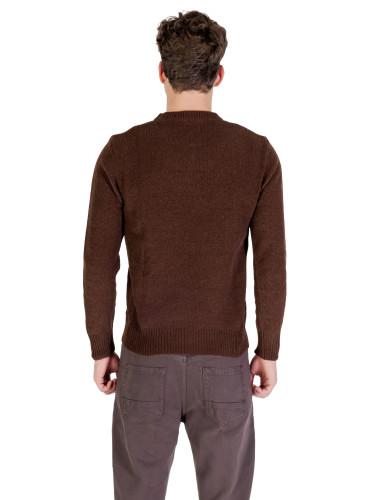 Мъжки кафяв пуловер Джани Лупо