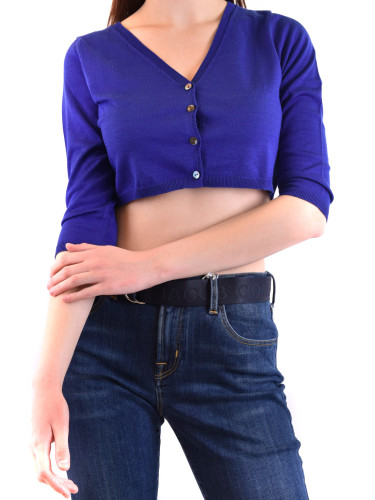 Син къс кардиган Parosh