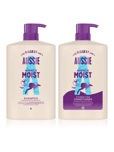 Aussie Miracle Moist комплект за хидратация и блясък
