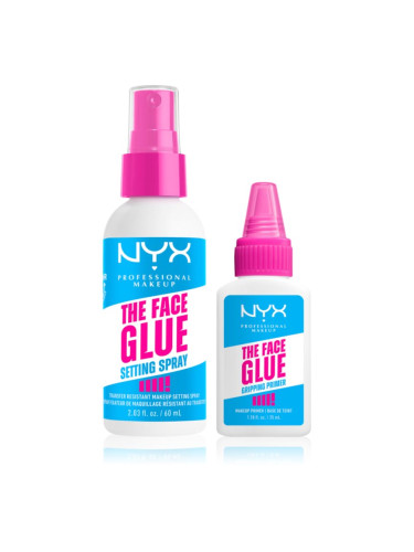 NYX Professional Makeup The Face Glue комплект за съвършен външен вид