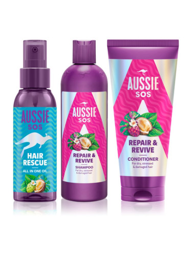 Aussie SOS Set комплект за третирана коса и скалп