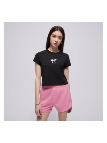Nike Тениска G Nsw Tee Bow Girl детски Дрехи Тениски HQ2344-010 Черен
