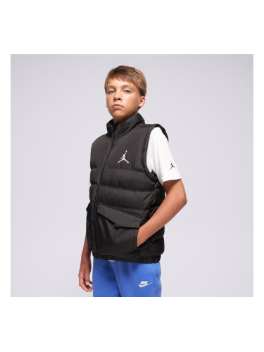 Jordan Елек Jdb Puffer Filled Vest Boy детски Дрехи Jordan 95D532-023 Черен