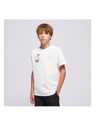 Jordan Тениска Jdg Distressed Colligiate G детски Дрехи Тениски 45F223-001 Бял