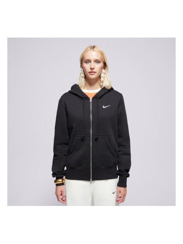 Nike Суитчър Със Закопчаване   С Качулка W Nsw Phnx Flc дамски Дрехи Суичъри HJ0995-010 Черен