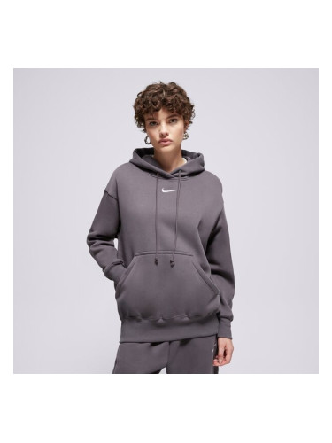 Nike Суитчър С Качулка W Nsw Phnx Flc Os Po Hoodie дамски Дрехи Суичъри DQ5860-036 Сив