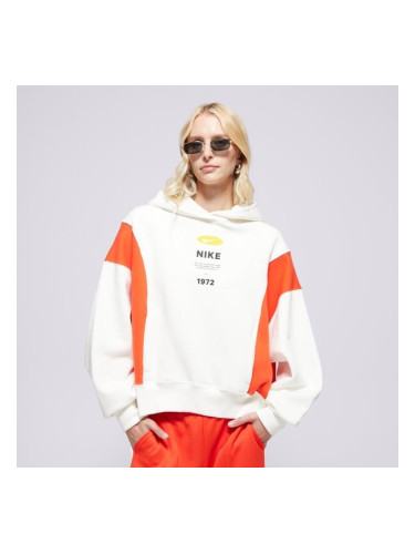 Nike Суитчър С Качулка W Nsw Phnx Flc Remix Oos Hdy дамски Дрехи Суичъри IH8516-133 Кремав