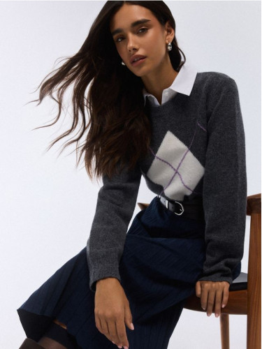 Mohito - Пуловер със съдържание на вълна - сиво